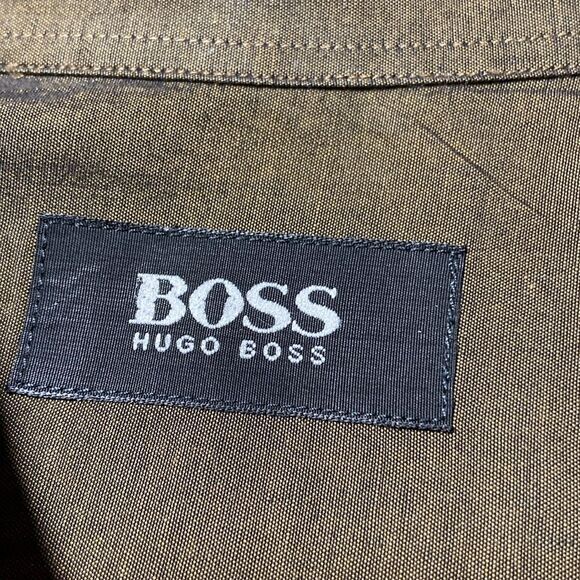 BOSS Hugo Boss  tailored smart casual button down long sleeves shirt 17.5(34-35) - Picture 6 of 7
